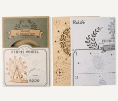 RoboTime 3D drevená skladačka Ruské koleso