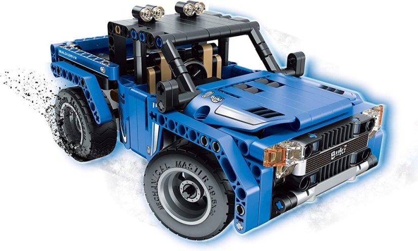 BUKI - Stavebnice RC Off-road auta 2v1