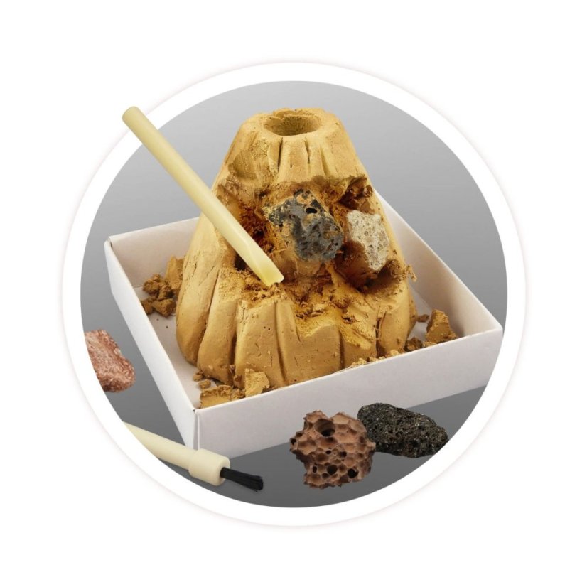 BUKI - miniVulkán + analýza hornin