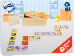 small foot Drevené hračky domino zoo