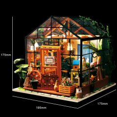 3D puzzle domček - Katkina zimná záhrada