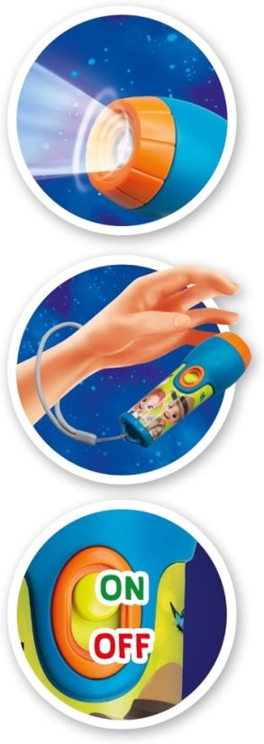 6507 1 led baterka lampas