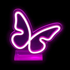 2Kids Toys LED NEON LIGHT lampička Motýlik