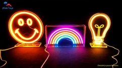 2Kids Toys LED NEON LIGHT lampička Motýle