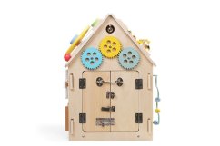 2Kids Toys Activity board Domček prírodný