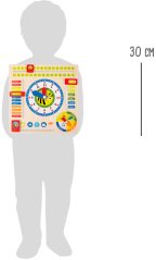 small foot Didaktický kalendár včelička ENG