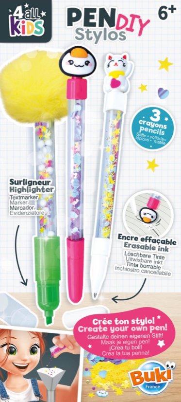 Kreatívna sada - Vytvor si pero Kawaii (Stav tovaru Nový)