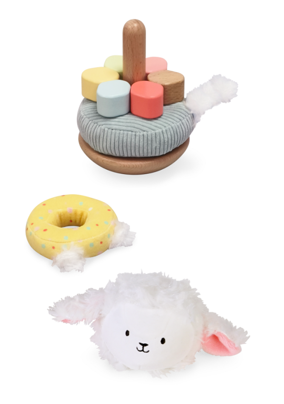 2Kids Toys Nasadzovacie krúžky Ovečka