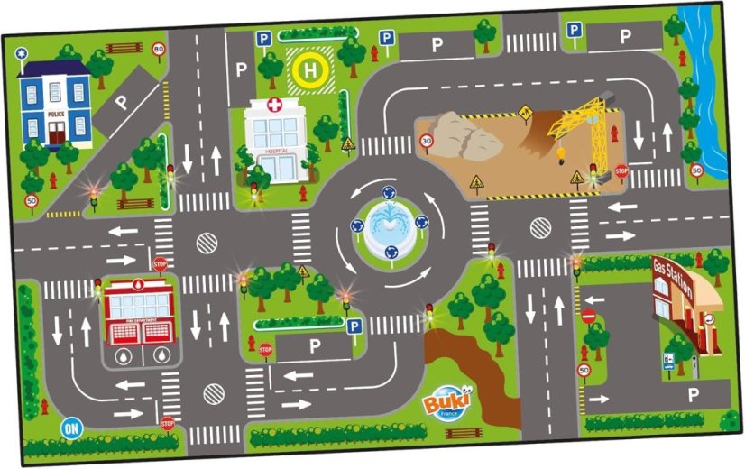 5800 hraci koberec so svetelnymi semaformi