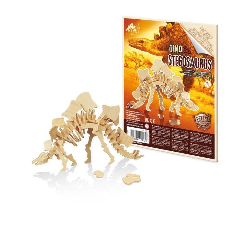 
																		D6B Stegosaurus plaque et modele
																