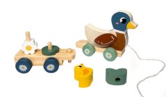 2Kids Toys Ťahacia hračka Kačacia rodina