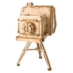 RoboTime 3D drevená skladačka Historický fotoaparát