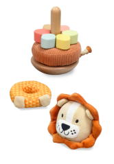 2Kids Toys Nasadzovacie krúžky Levíček