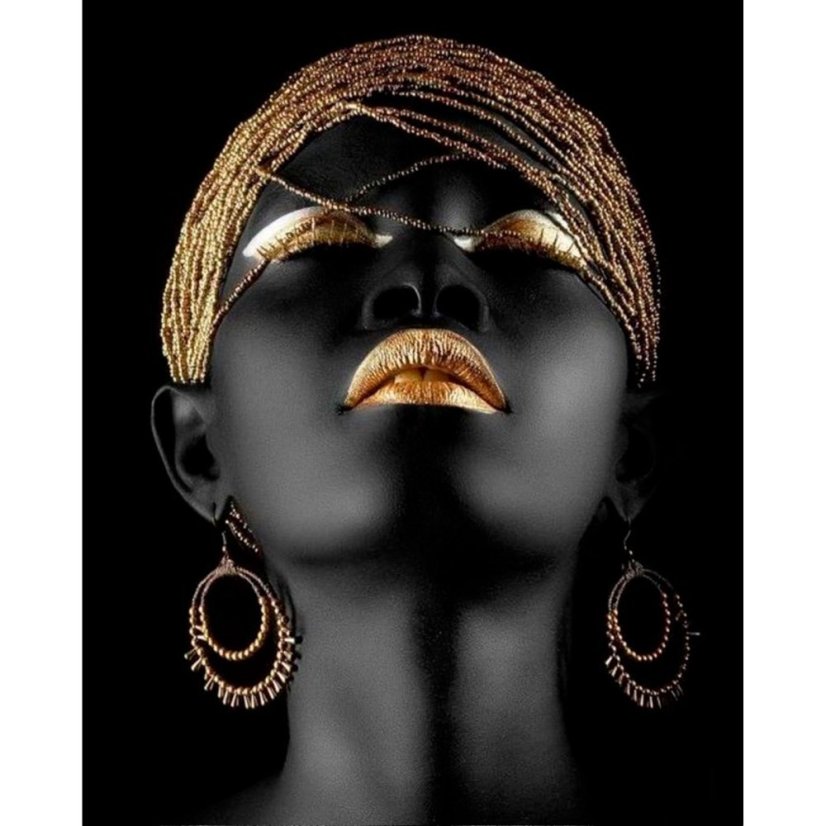 Maľovanie podľa čísiel - Africký pôvab