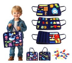 2Kids Toys Senzorická busy kniha Vodní / Dino svet