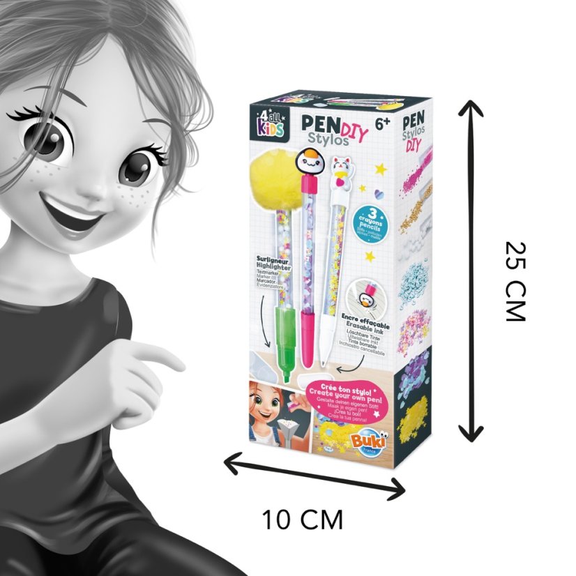 Kreatívna sada - Vytvor si pero Kawaii (Stav tovaru Nový)