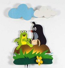 DoDo Detská LED lampička krtko a žabka