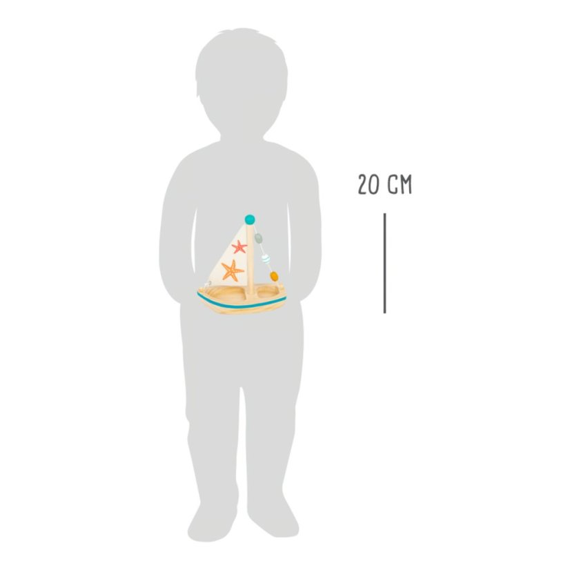 small foot Vodná hračka plachetnica hviezdica