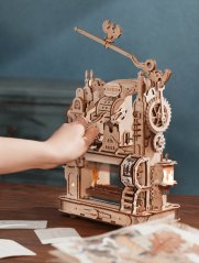 RoboTime 3D drevená mechanická skladačka Tlačiarenský lis