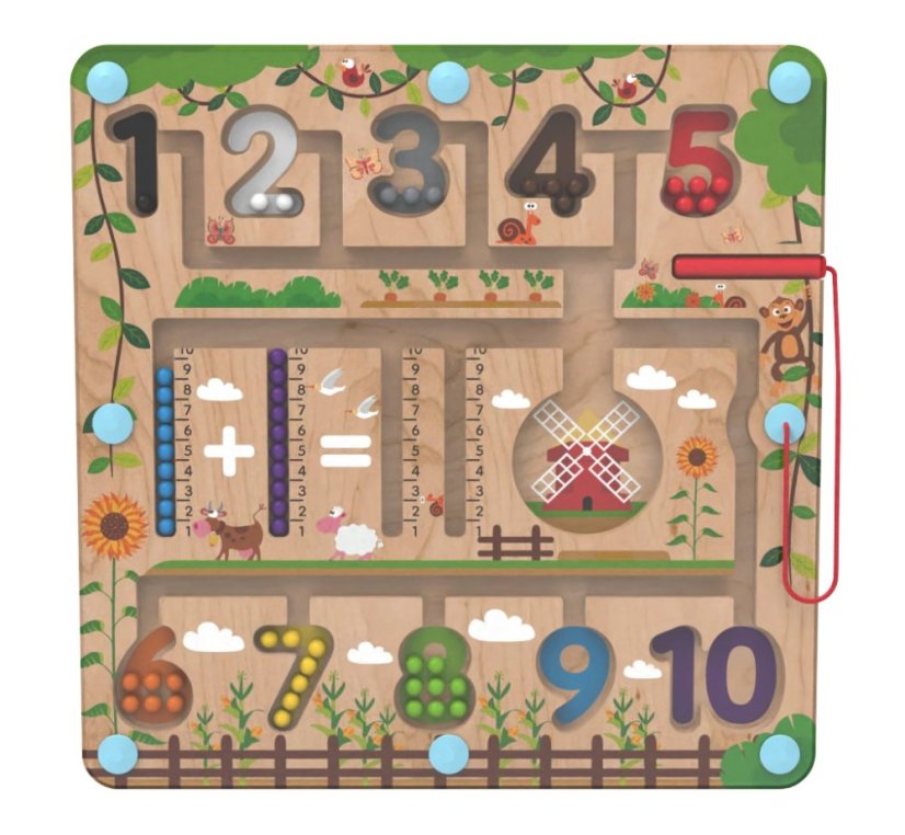 2Kids Toys Magnetická hracia doska Matematika