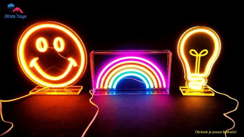 2Kids Toys LED NEON LIGHT lampička Motýle