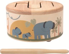 2Kids Toys Drevený bubienok Safari