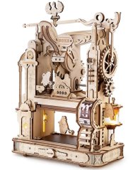 RoboTime 3D drevená mechanická skladačka Tlačiarenský lis
