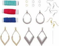 BeTeens Náušnice z nití (BE304)