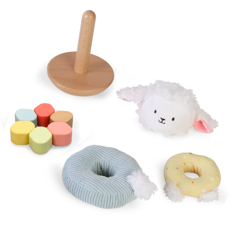 2Kids Toys Nasadzovacie krúžky Ovečka