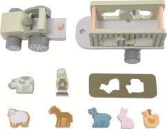 2Kids Toys Drevené auto so zvieratkami