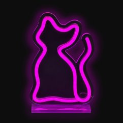 2Kids Toys LED NEON LIGHT lampička Mačka