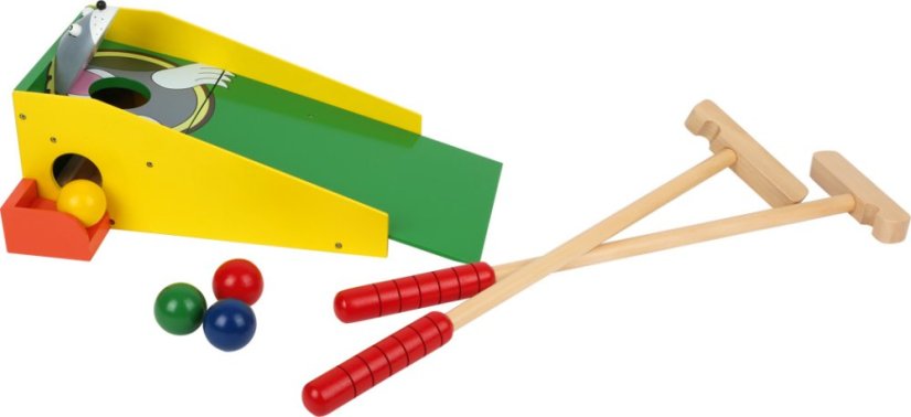 small foot Bláznivý minigolf Krtko otvorená pusa