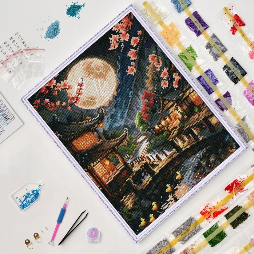 Diamantové maľovanie - Údolie Orientu